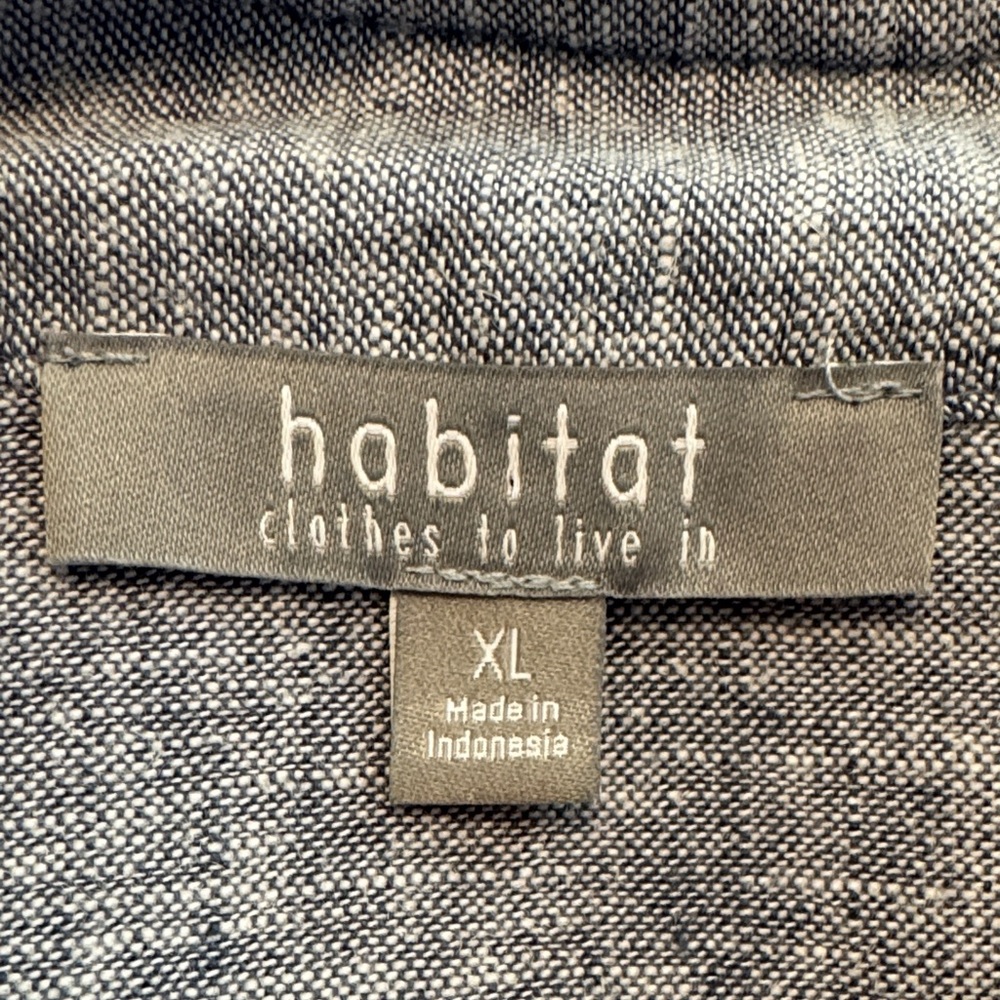 Stylish Blue Gray Button-Up Jacket- never worn - Picture 3 of 3